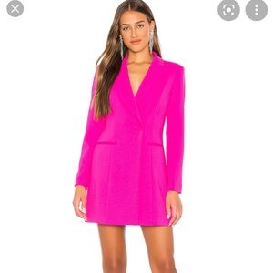 Jay Godfrey Hot Pink Blazer Dress